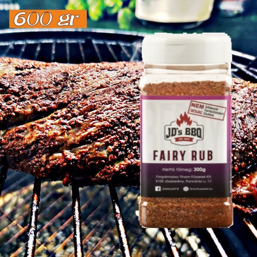 FAIRY RUB, JD’s BBQ sladká koreninová zmes 600 g praktická korenička