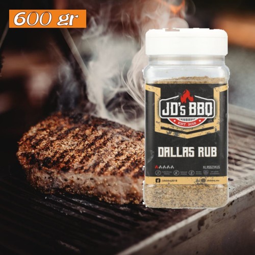 Dallas Rub, JD´s BBQ koreninová zmes na spôsob Dallas 600 g praktická korenička 